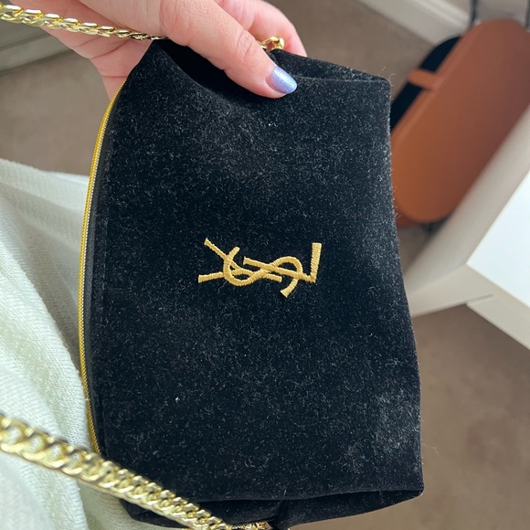 YSL Velvet Crossbody Pouch - Picture 4 of 11